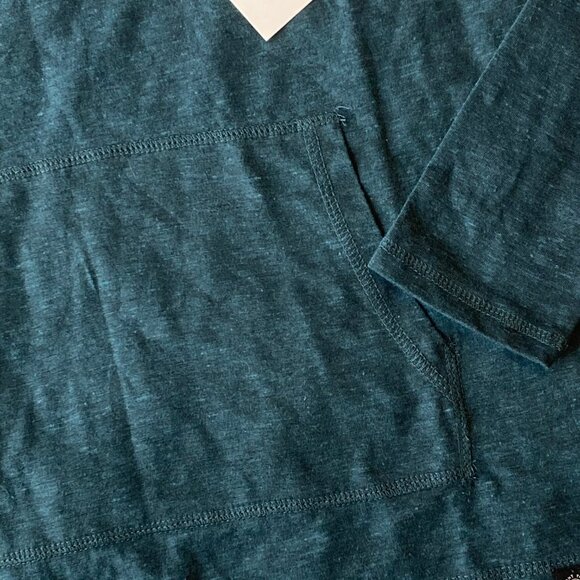 Threads 4 Thought Long Sleeve Triblend Tee Shirt Hoodie Men's Small S Green NWT - Picture 2 of 7